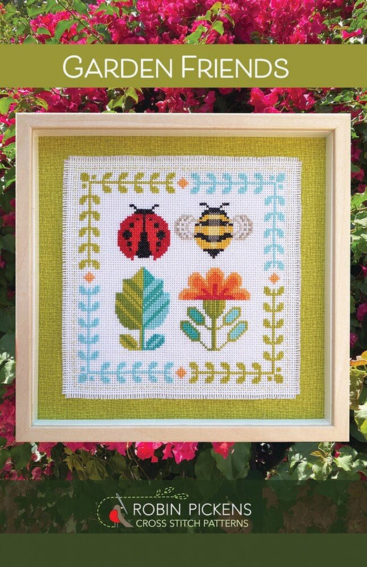 Garden Friends Cross Stitch Pattern - Everything Fabric