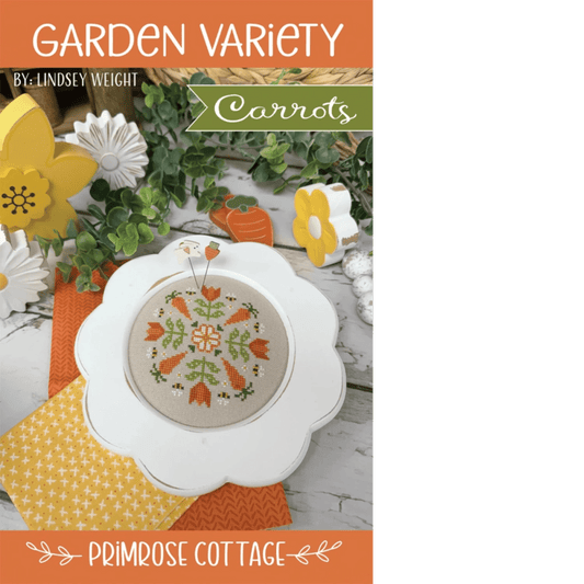 Garden Variety Carrot Cross Stitch Pattern - Everything Fabric
