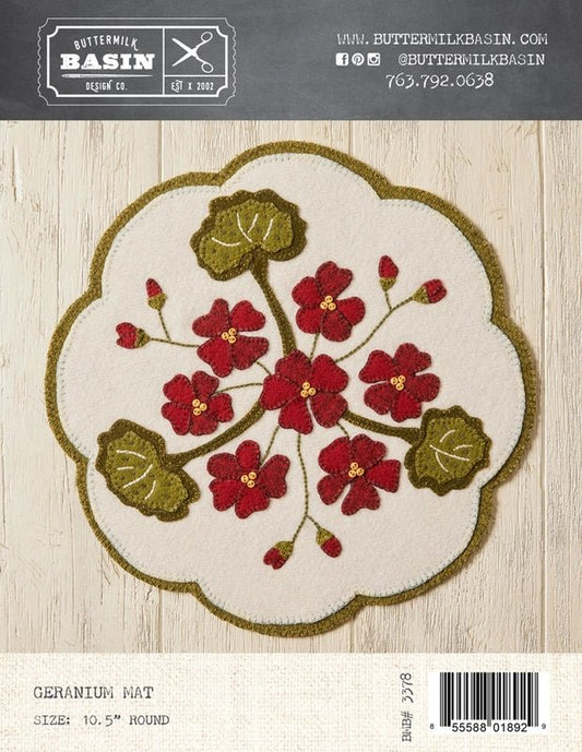 Geranium Mat Pattern - Everything Fabric