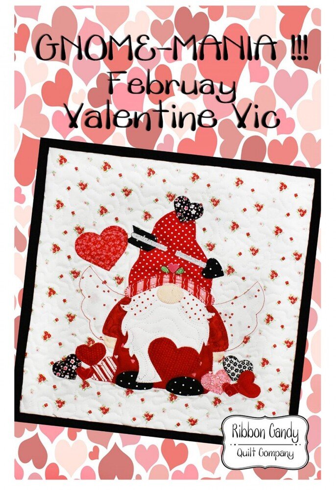 Gnome-Mania! February Valentine Vic pATTERN - Everything Fabric
