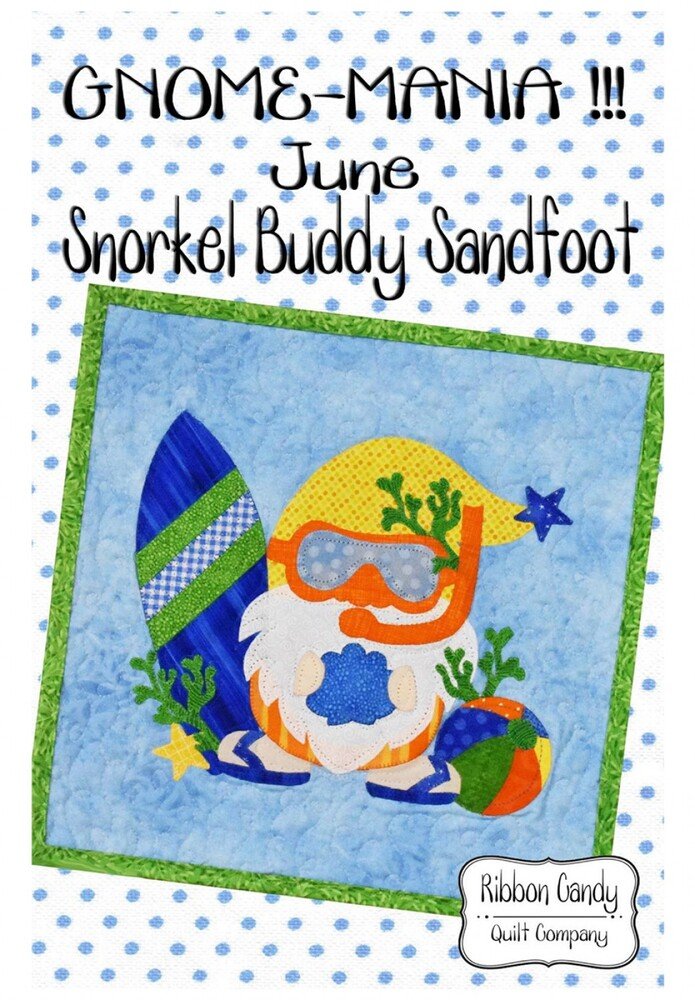 Gnome-Mania! June Snorkeling Buddy Sandfoot Pattern - Everything Fabric