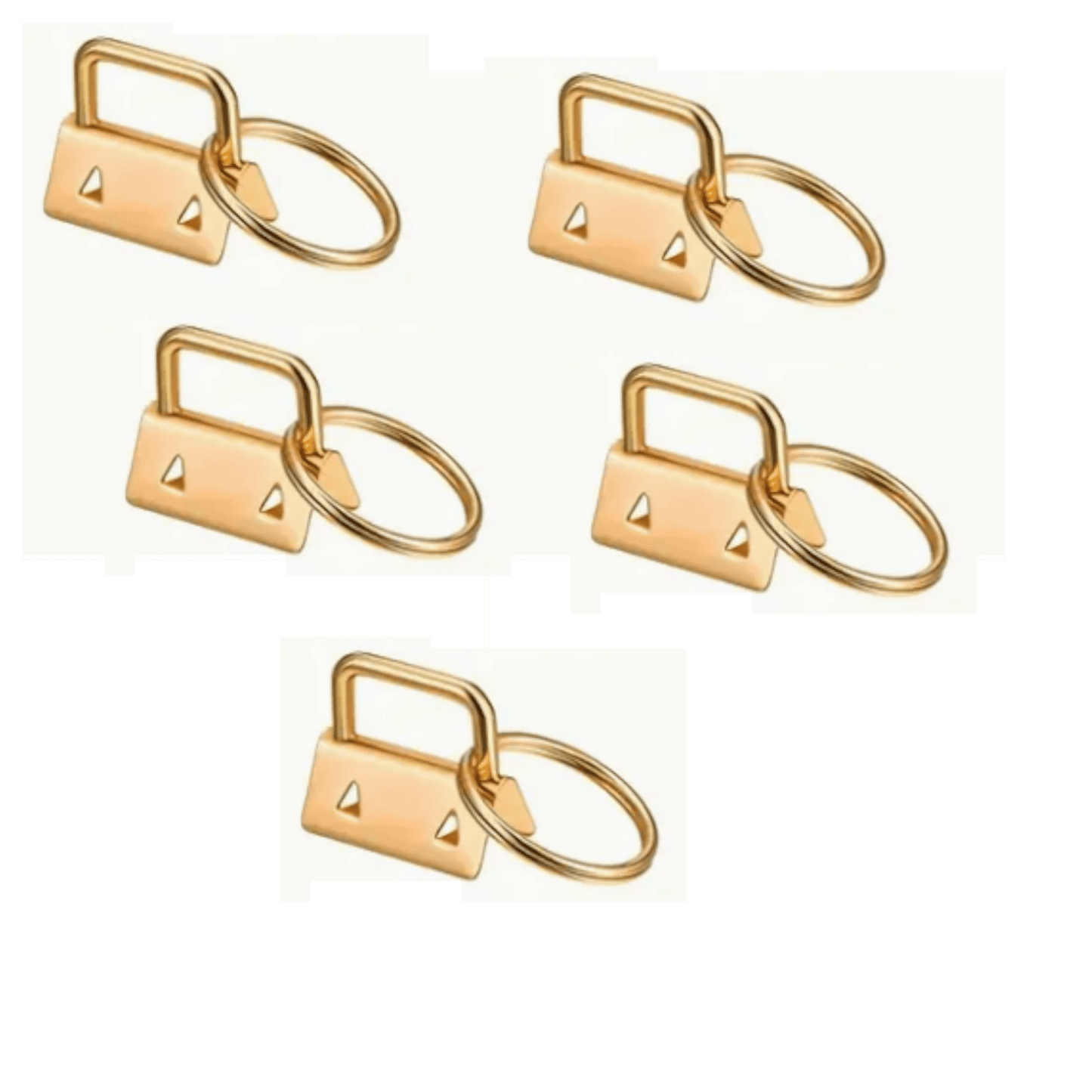 Gold Key Fobs - 25 mm wide - Everything Fabric