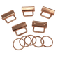 Gold Key Fobs - 25 mm wide - Everything Fabric