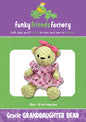 Gracie GRANDDAUGHTER Bear Pattern - Everything Fabric