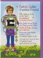 Greeting Card Faithful Quilter - Everything Fabric