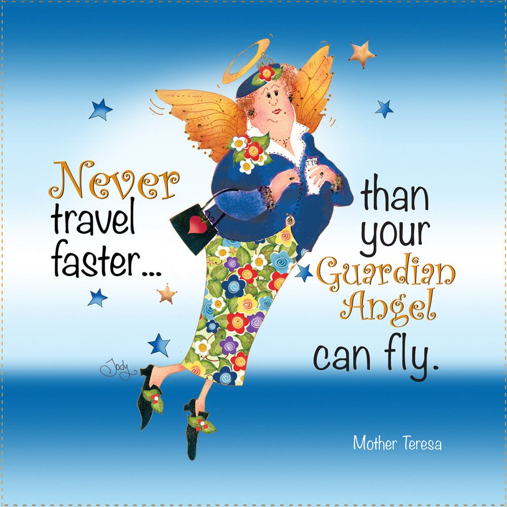 Guardian Angel 152 mm Fabric Art Panel by Jody Houghton - Everything Fabric