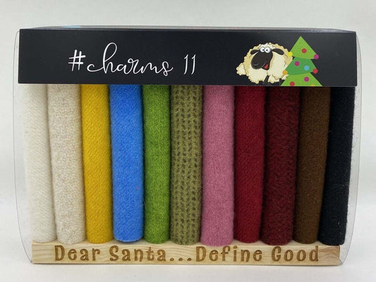 Hand Dyed Felted Wool - Charms 11CHR - Everything Fabric