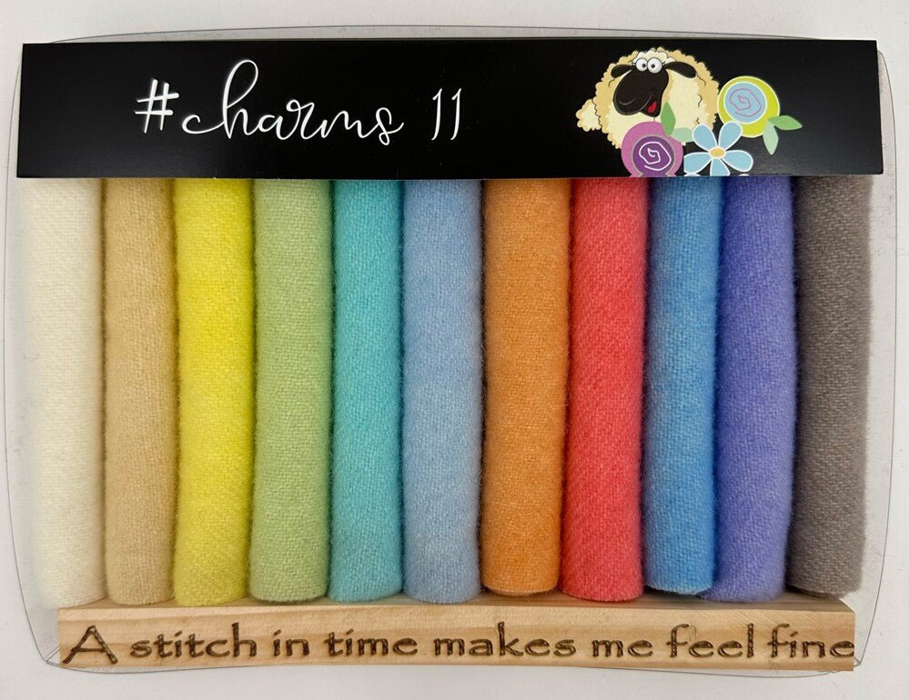 Hand Dyed Felted Wool - Charms 11PAS - Everything Fabric