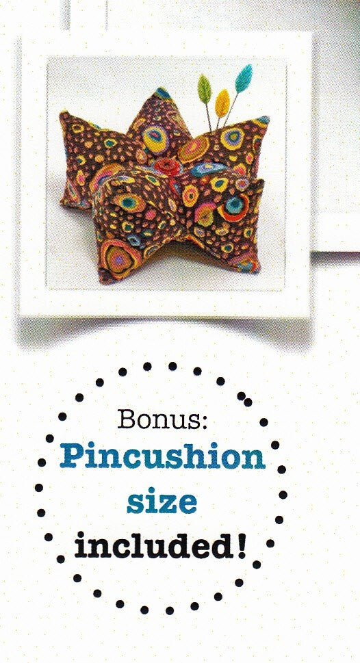 Harlequin Star Pillow & Pincushion Pattern - Everything Fabric