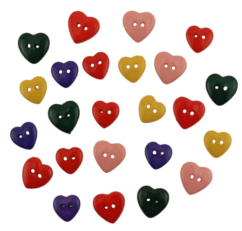 Hearts Of Color Button Bag - Everything Fabric
