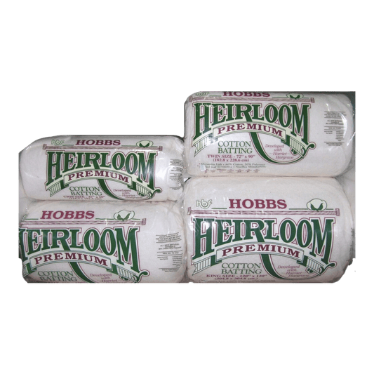 Heirloom Premium Cotton Blend Batting - CRIB SIZE - Everything Fabric
