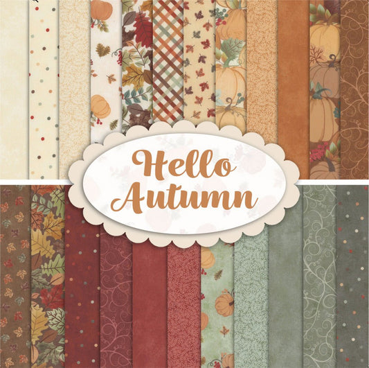 Hello Autumn - FQ Bundle - 23 pc - Everything Fabric