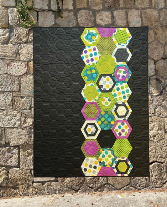 Hexagon Alley Quilt Pattern - Everything Fabric
