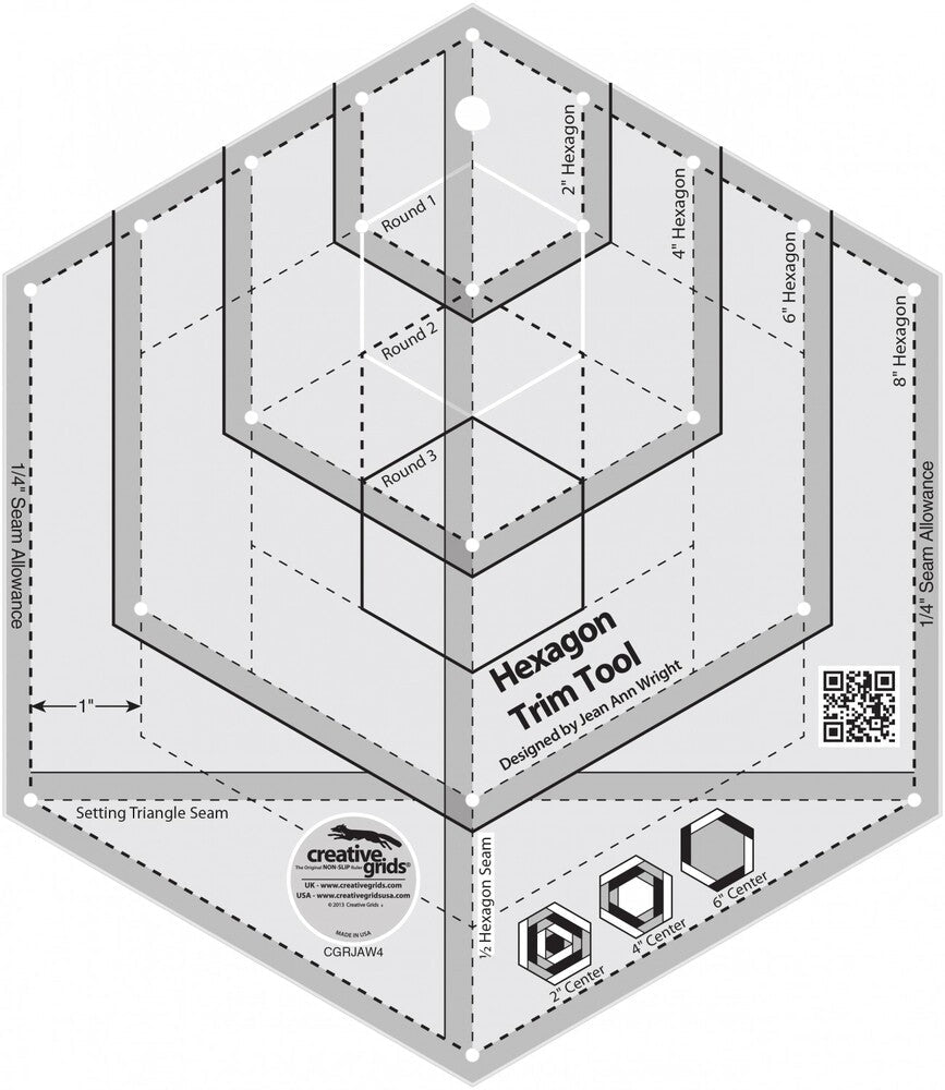 Hexagon Alley Quilt Pattern - Everything Fabric