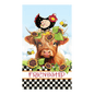 Highland Cow Friendship Magnet - Everything Fabric