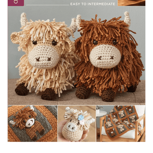 Highland Cows Crochet Book - Everything Fabric
