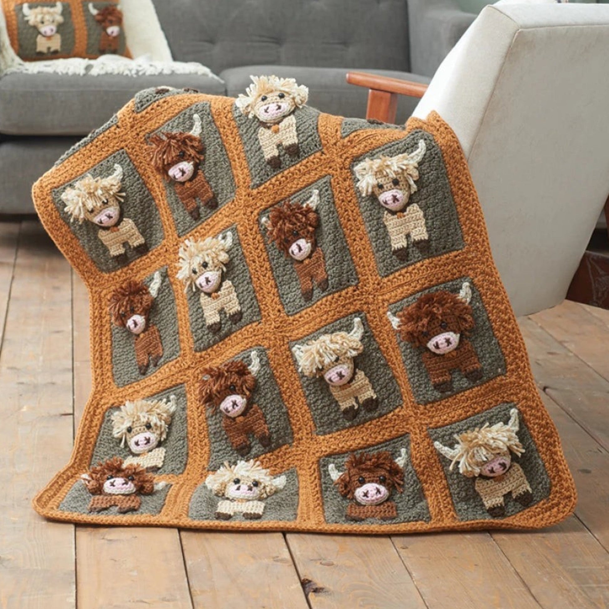 Highland Cows Crochet Book - Everything Fabric