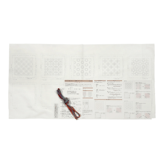 Hitomezashi Coaster Kit - SK-423 - Everything Fabric