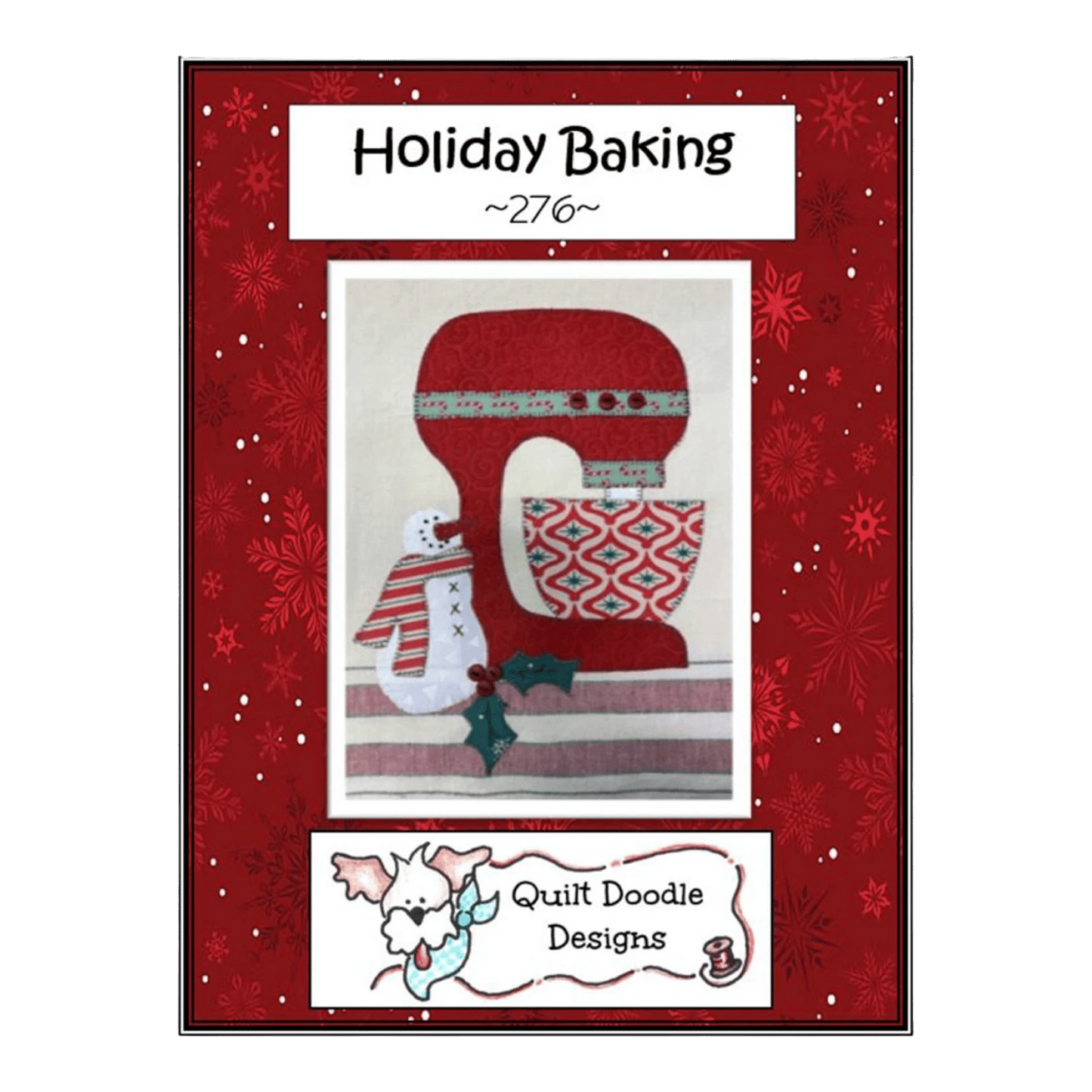 Holiday Baking Pattern - Everything Fabric