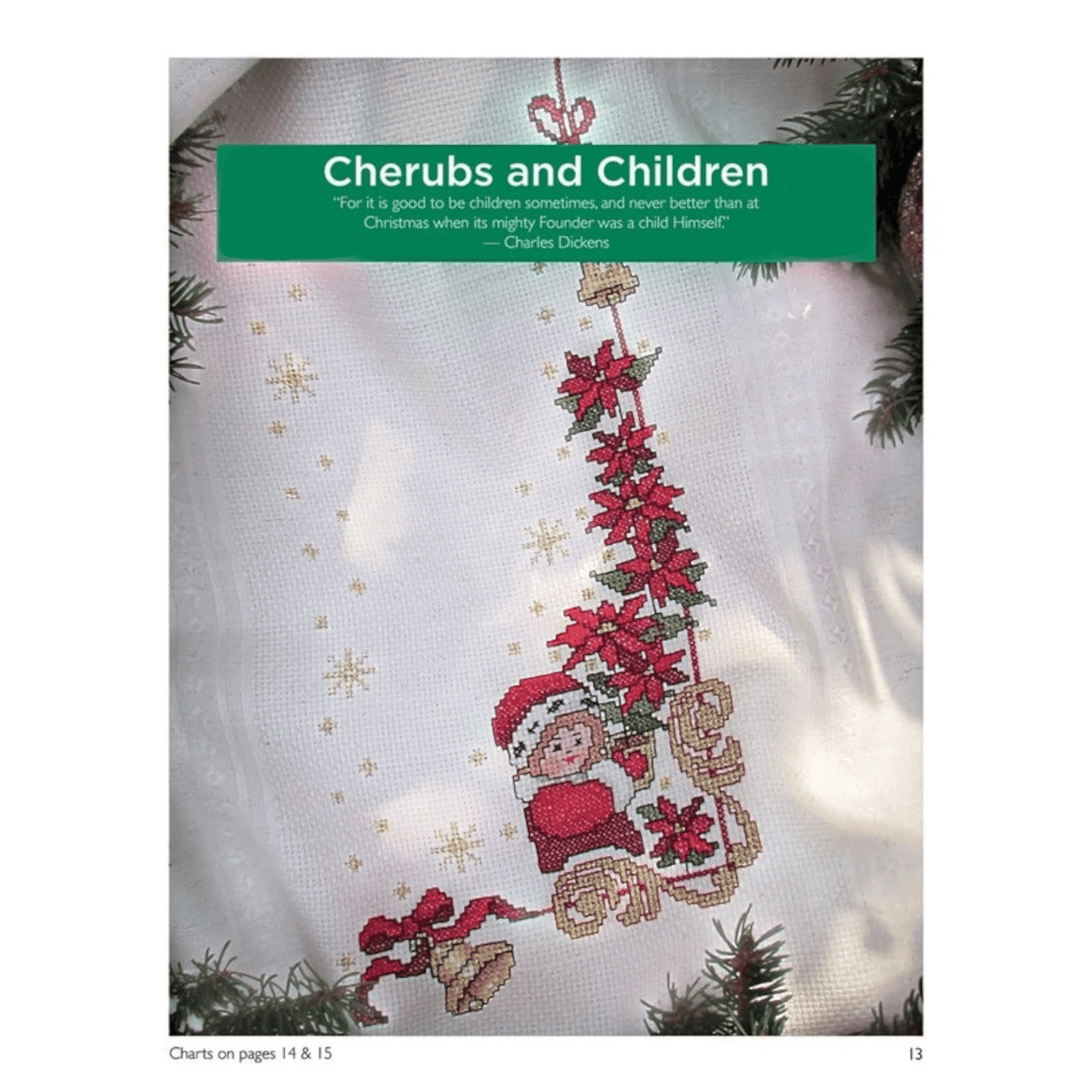 Holiday Cheer in Cross Stitch Book - Everything Fabric