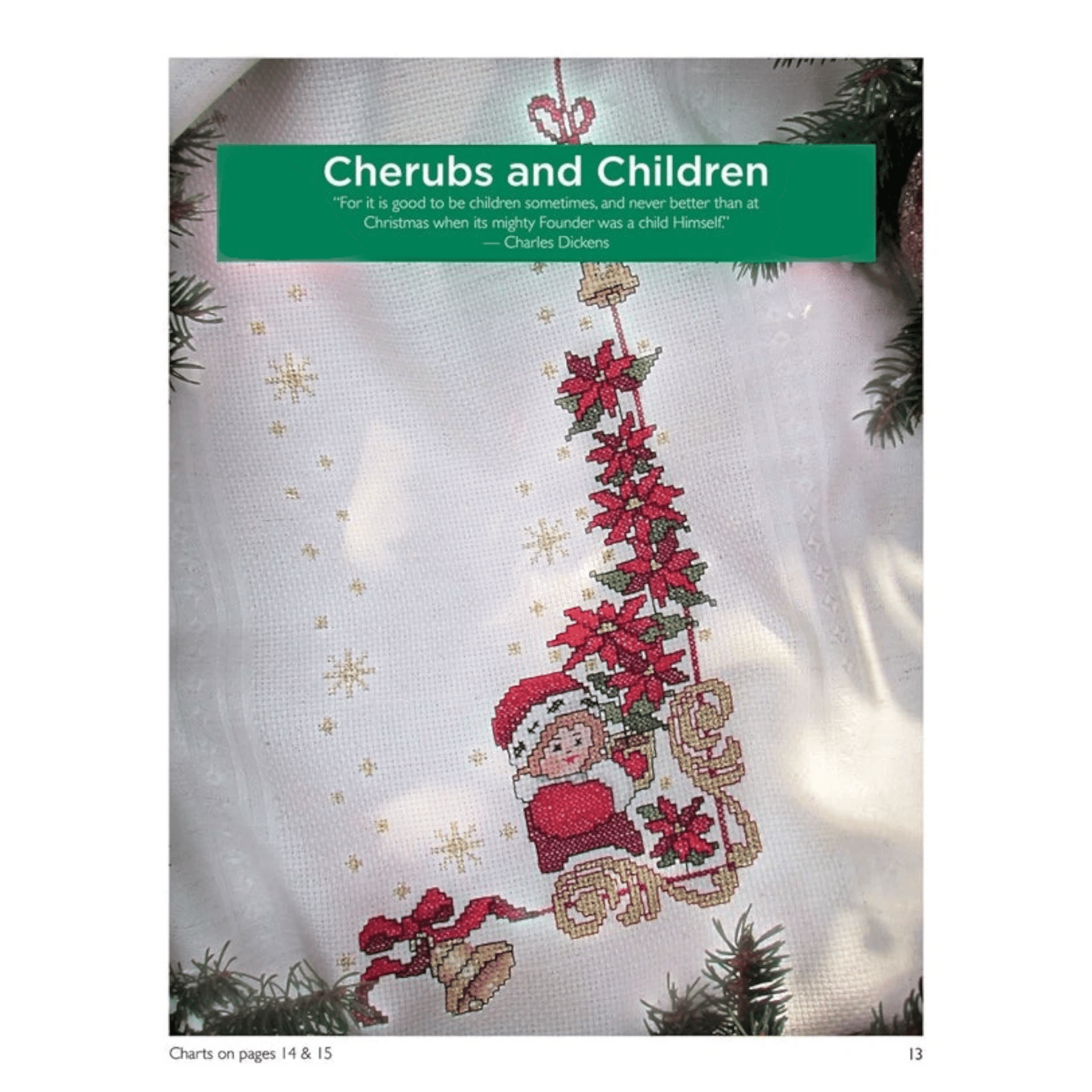Holiday Cheer in Cross Stitch Book - Everything Fabric