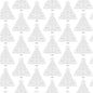 Holiday Trees White on White Christmas - Everything Fabric
