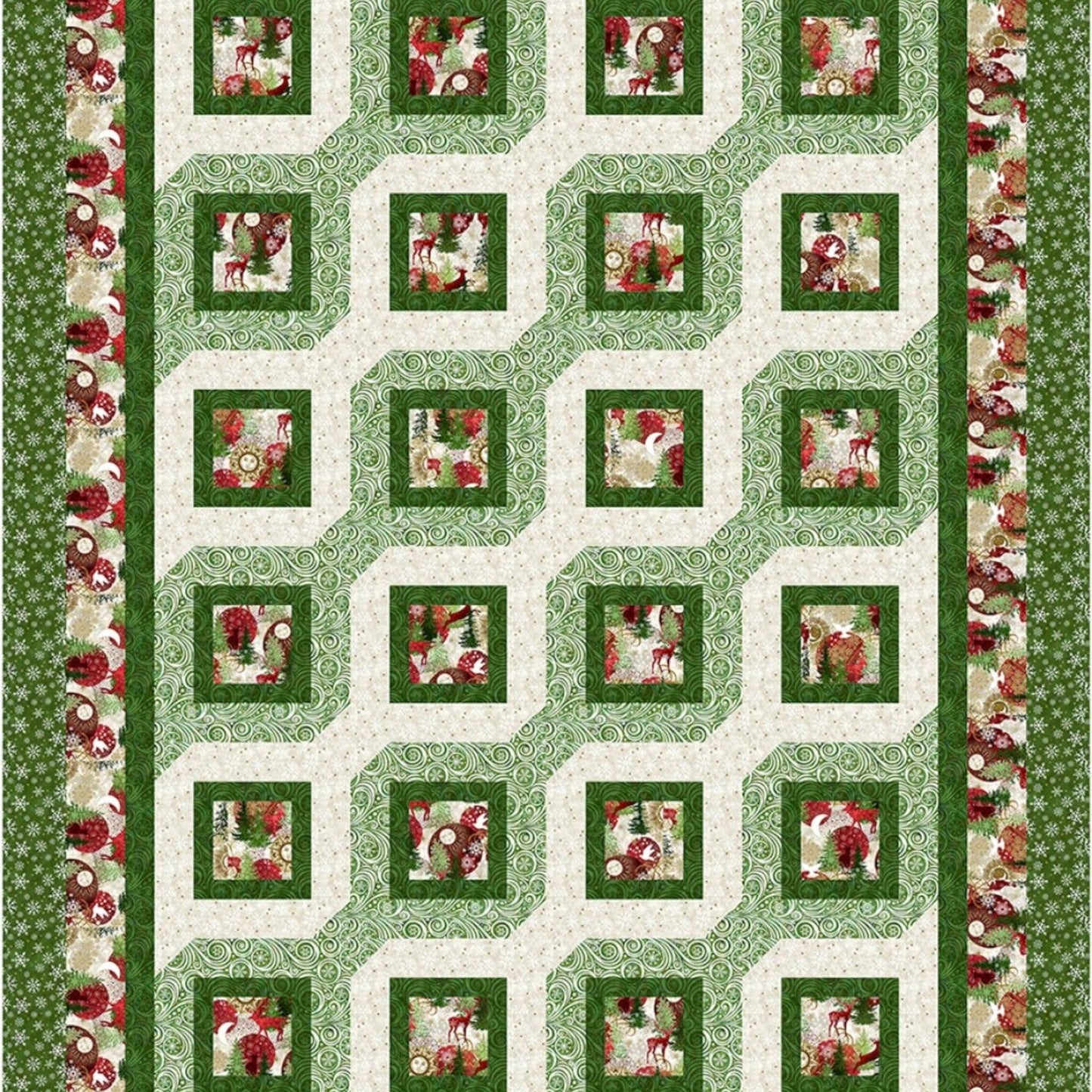 Holly Jolly 5-yard Quilts - Everything Fabric