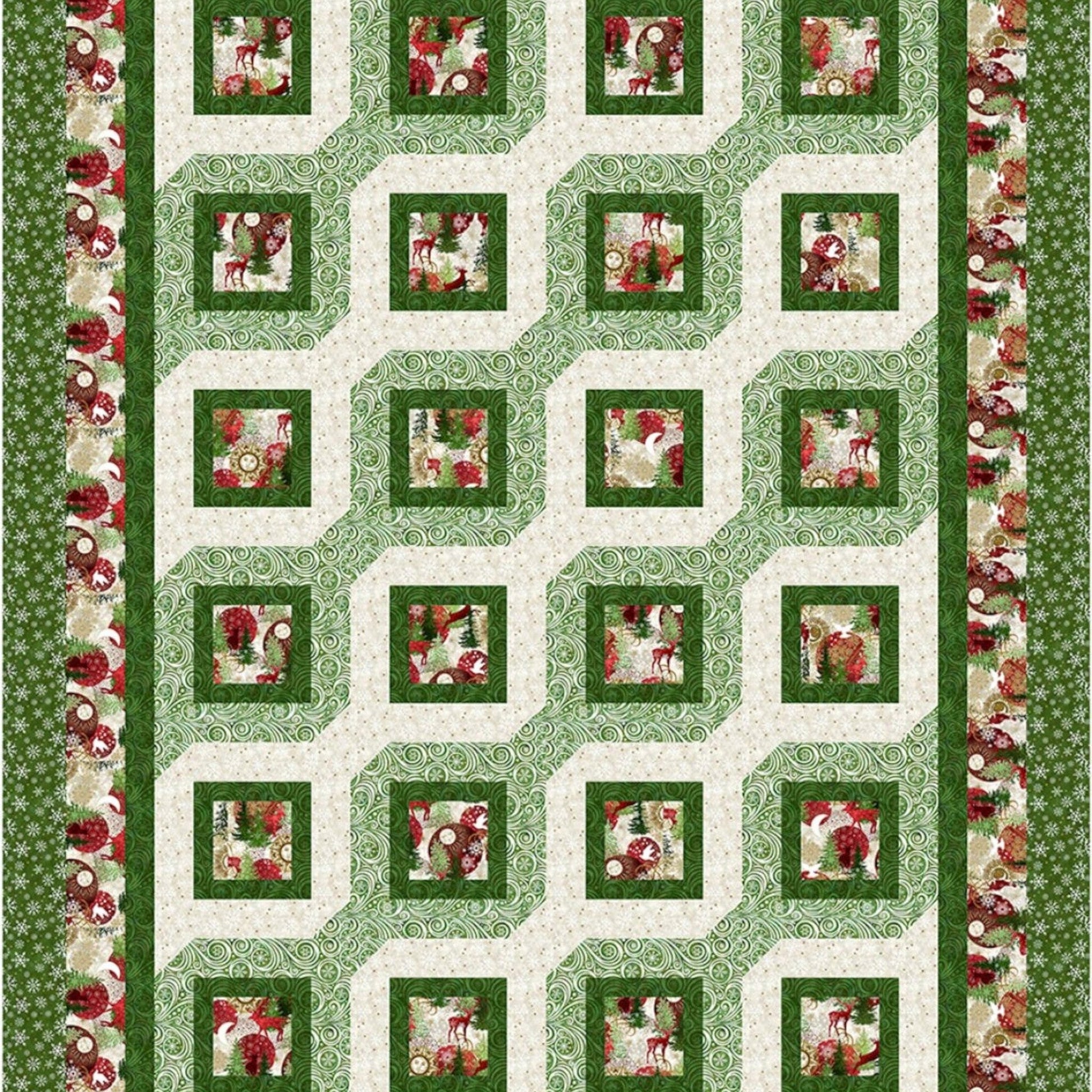 Holly Jolly 5-yard Quilts - Everything Fabric