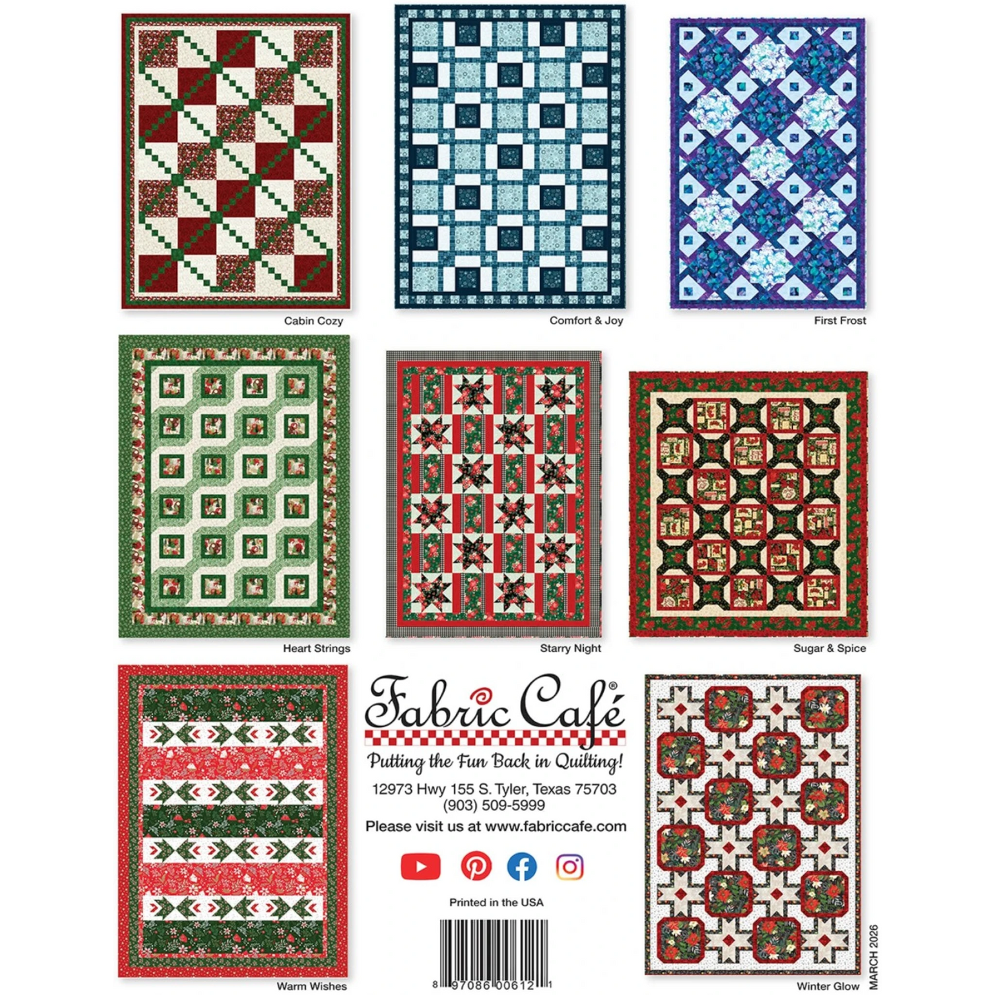 Holly Jolly 5-yard Quilts - Everything Fabric