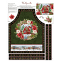 Hollyville Green Apron Panel - 36 in wide - Everything Fabric