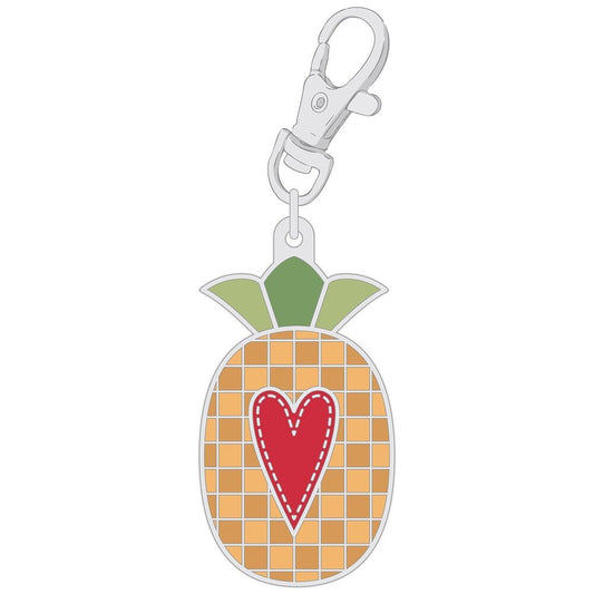 Home Town - Enamel PINEAPPLE Charm - Everything Fabric