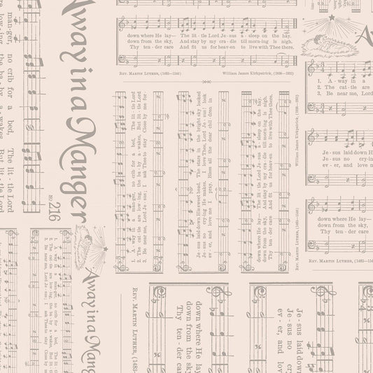 Home Town Holiday - Holiday Caroling Latte - Everything Fabric