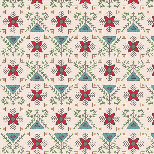 Home Town Holiday - Stitchery Schoolhouse 108in Wideback - Everything Fabric