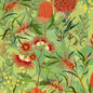 Honeycomb Harmony - Australian Wildflower GREEN - Everything Fabric