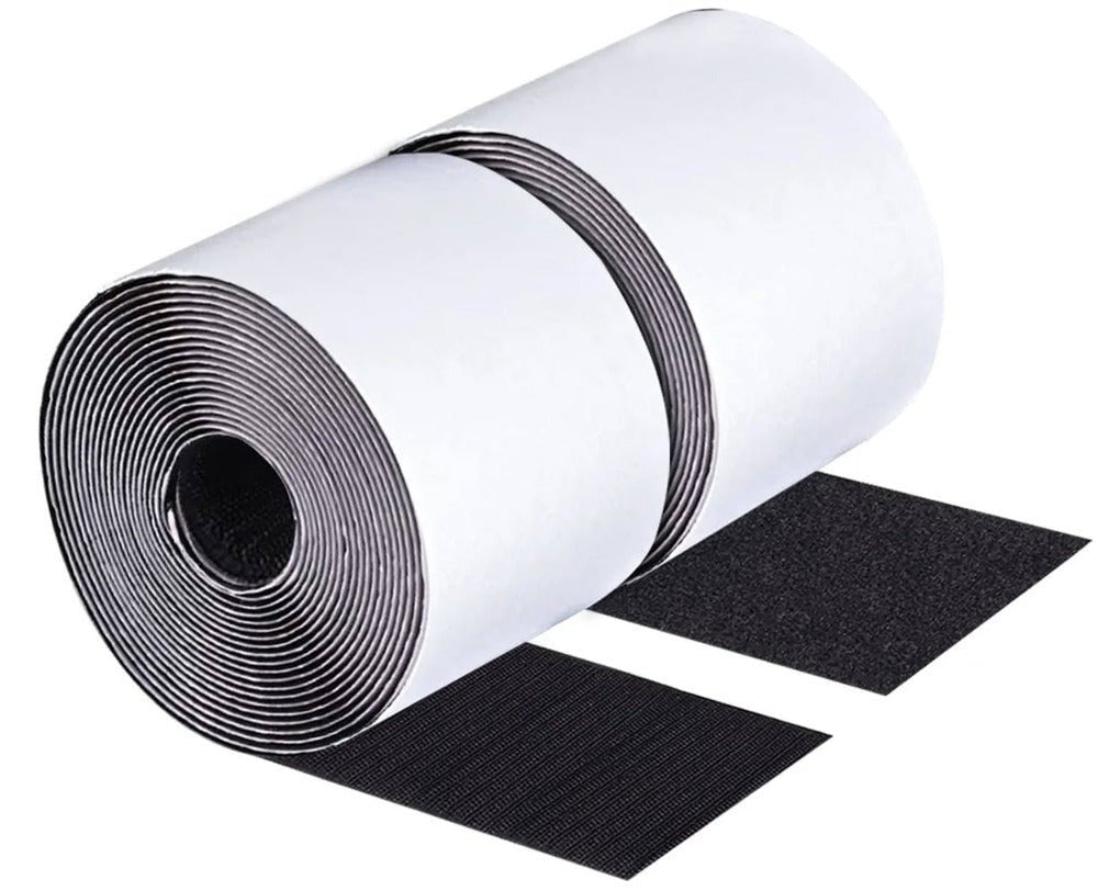 Hook & Loop - Hook N Loop Adhesive - Black 50 mm - Everything Fabric