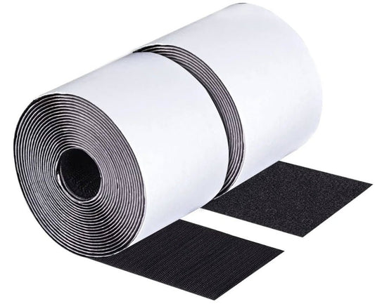 Hook & Loop - Hook N Loop Adhesive - Black 50 mm - Everything Fabric