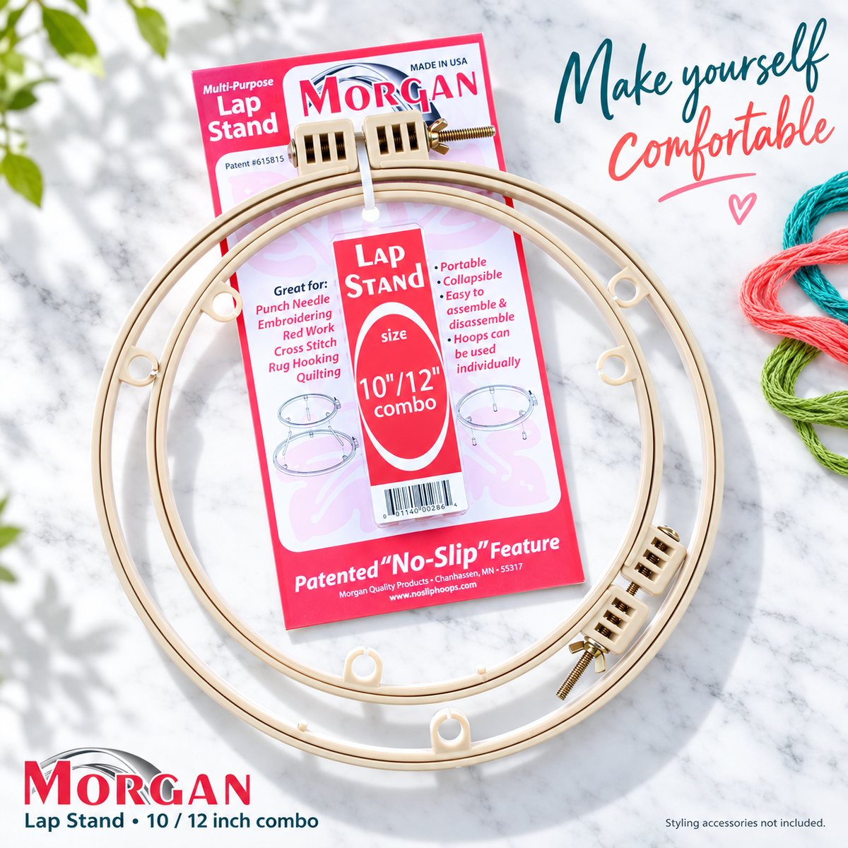 Morgan Lap Stand Hoop Combo – 10 & 12 inch
