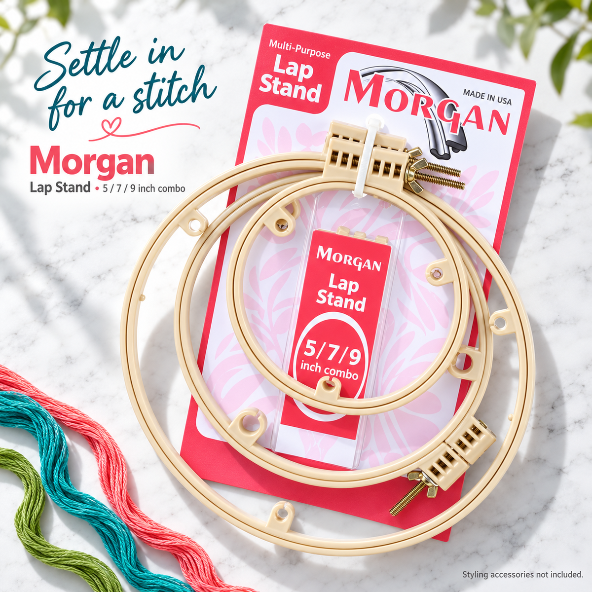 Morgan Petite Lap Stand Hoop Combo – 5, 7 & 9 inch
