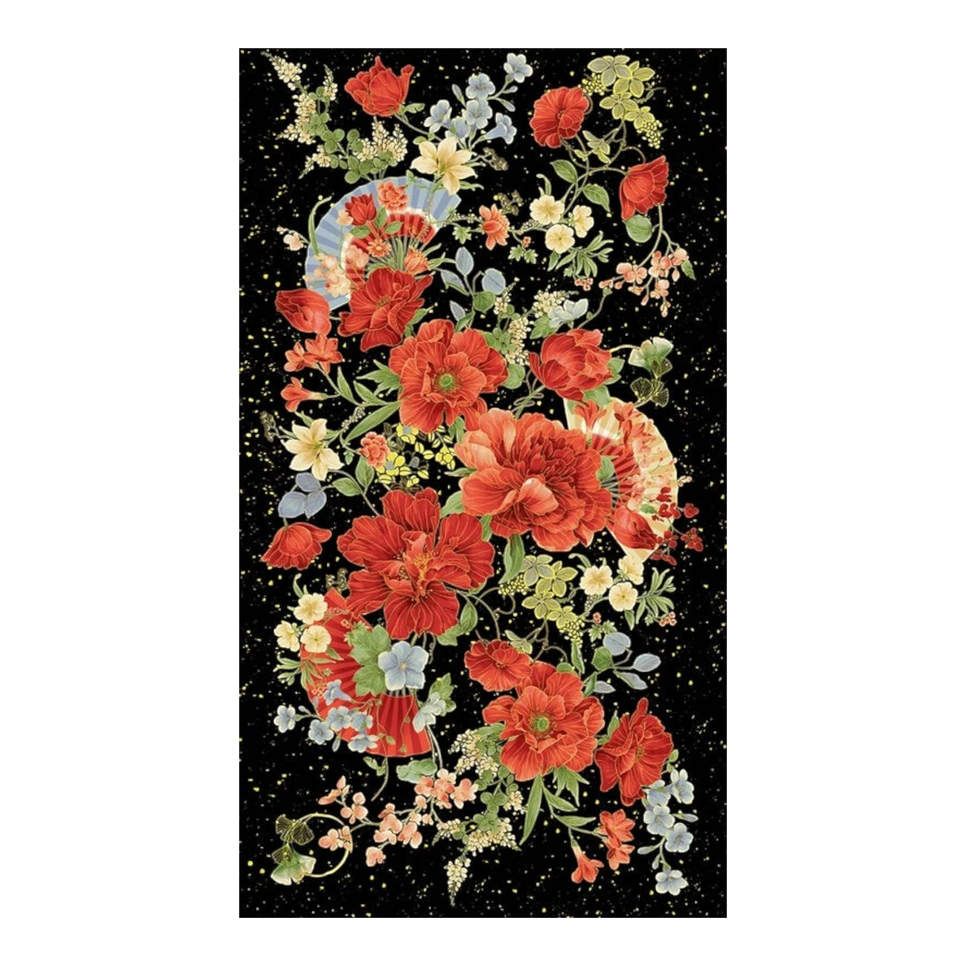 Imperial Bloom - Black Panel w/Metallic