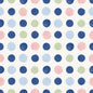 Indigo Petals - Polka Dots - Everything Fabric