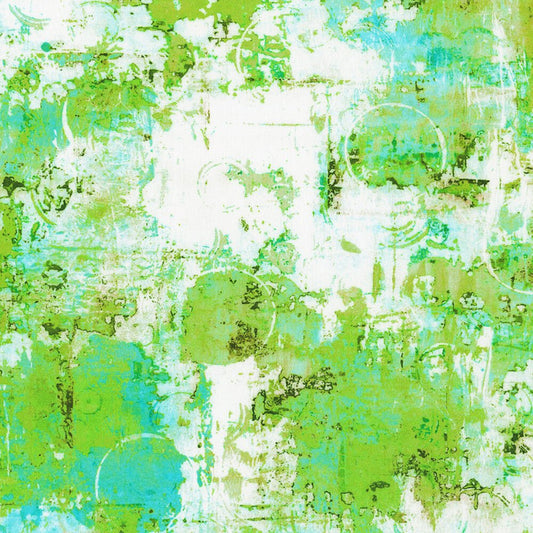 Industrial Imprints - Grunge Kiwi - Everything Fabric