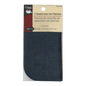 Iron on Patch Dark Blue Denim 5 x 5in 2ct - Everything Fabric