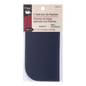 Iron on Twill Patches Navy 5 x 5in 2ct - Everything Fabric
