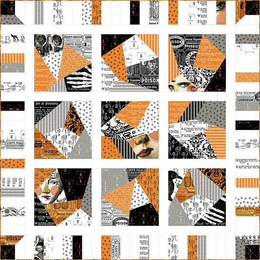 J Wecker Frisch Crazy Coverlet Quilt Pattern - Everything Fabric