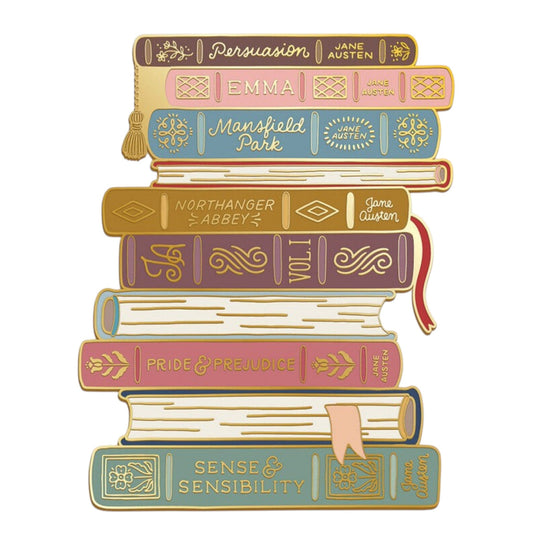 Jane Austen Stacked Books Needle Minder - Everything Fabric