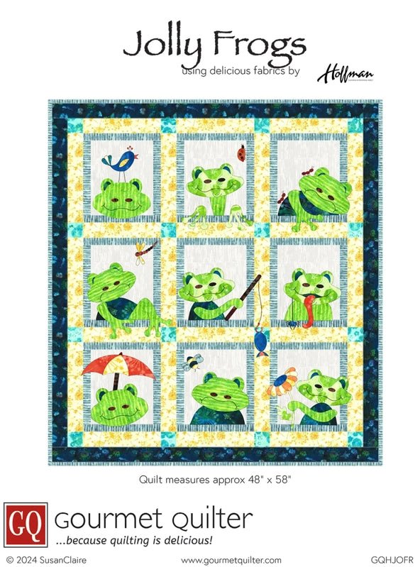 Jolly Frogs Pattern - Everything Fabric