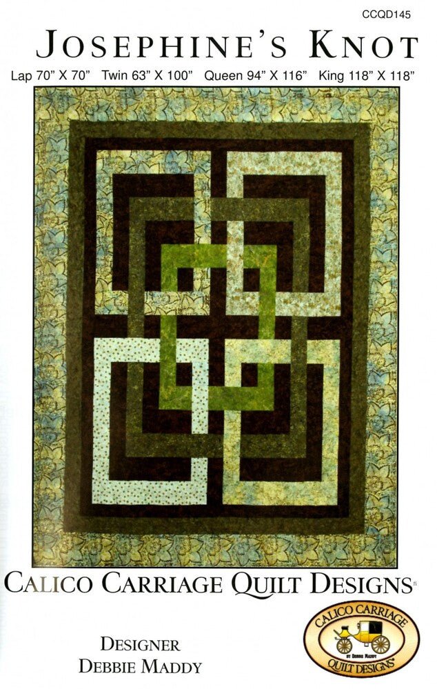 Josephines Knot Quilt Pattern - Everything Fabric