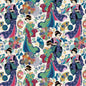 Kamakura Sisters - Cream Floating Worlds - Everything Fabric