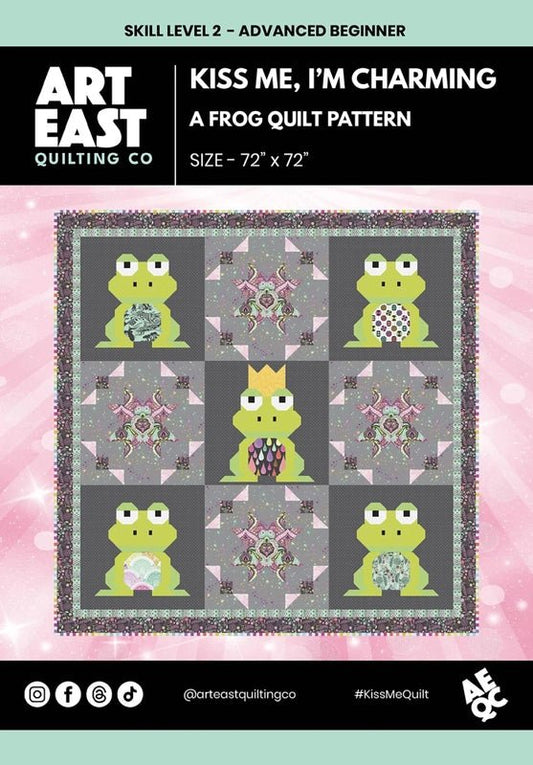 Kiss Me, I'm Charming! Quilt Pattern - Everything Fabric