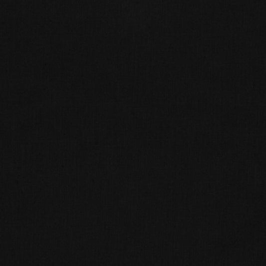 Kona - BLACK SOLID - Everything Fabric